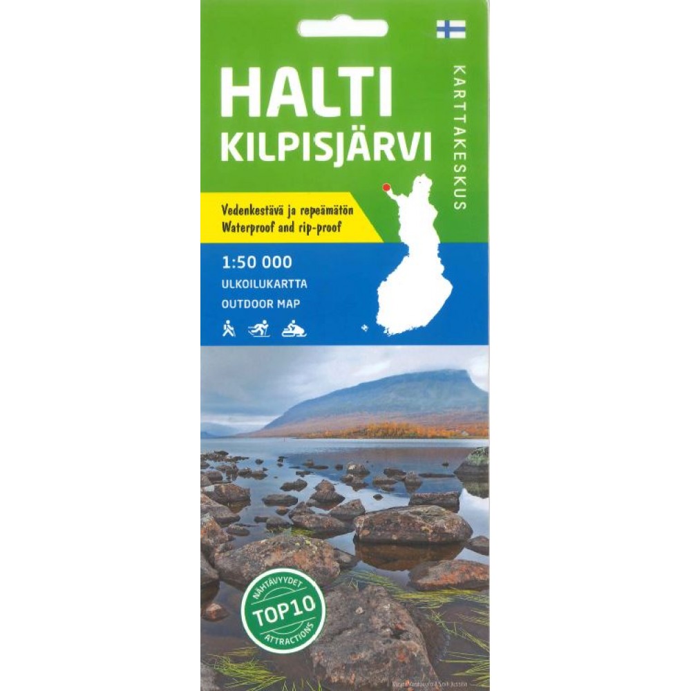 Halti Kilpisjärvi Friluftskarta
